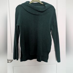 Banana Republic Forest Green Cowl Neck Sweater